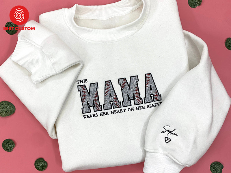 Personalized Baseball Mom Shirts