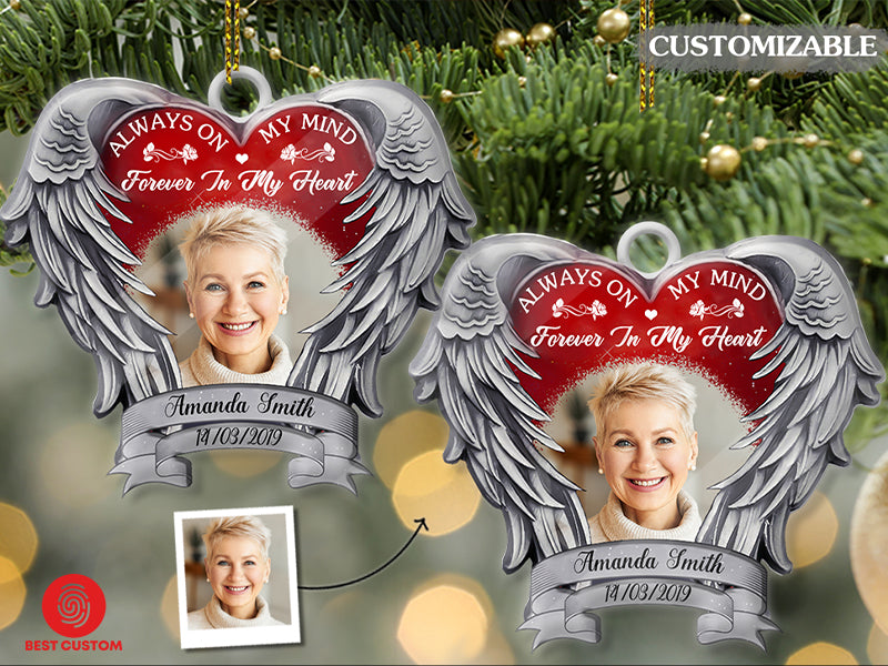 Memorial Photo Christmas Ornaments