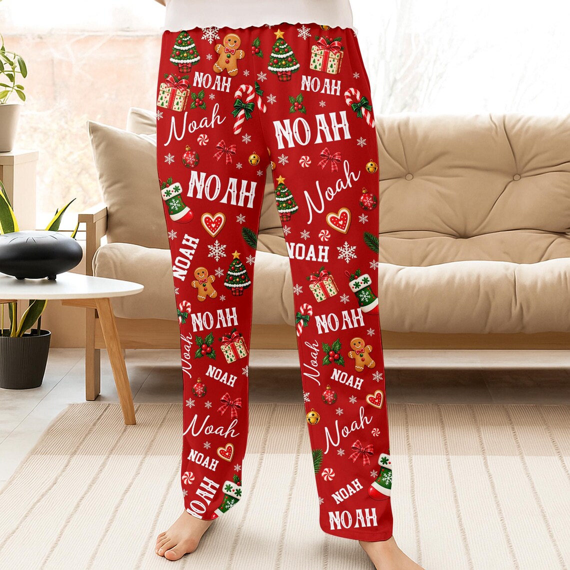 Personalized Christmas Pajama Pants, Custom Name Lounge Pants, Matching Family Holiday Pajamas 015e6f7f-4b30-4662-8695-667555dca9e0-7.jpg