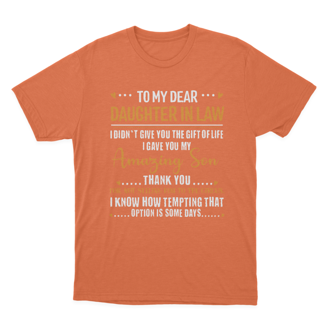 Gift for Soon to Be Daughter in Law T-shirt 1648199487301.png