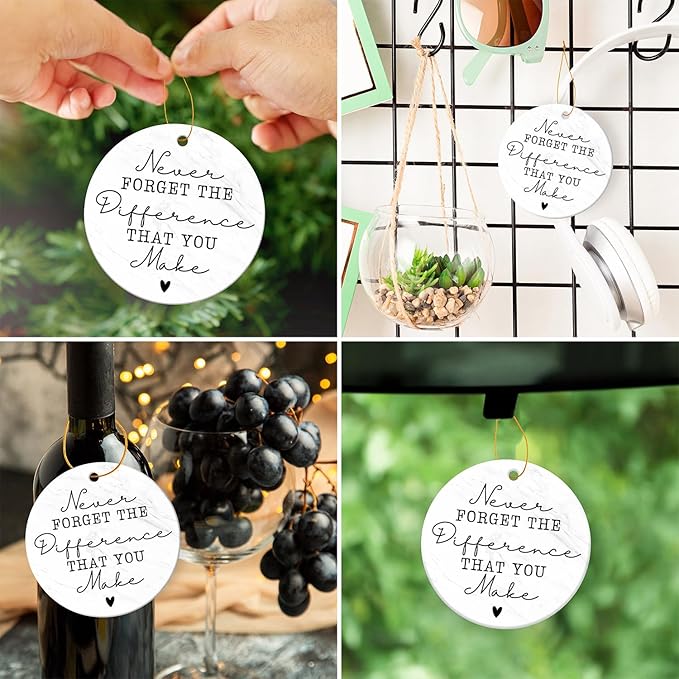 thank you gifts never forget the difference you make ceramic ornament keepsake appreciation boss day gifts for women men coworker employee christmas farewell goodbye leaving ideas 1728894210101.jpg