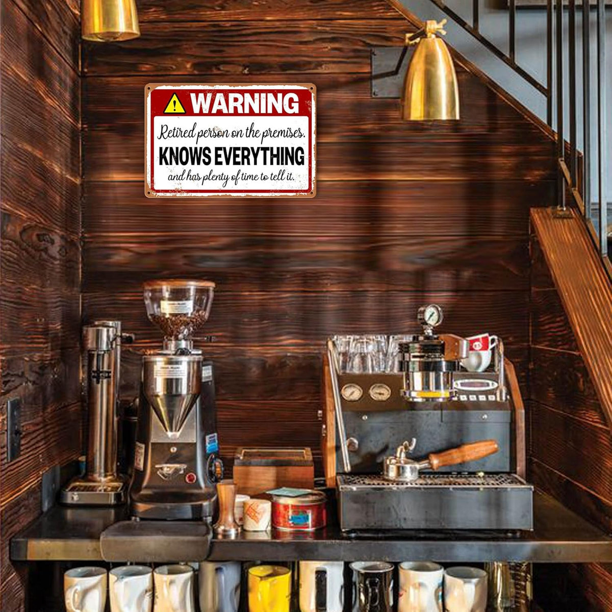 Retirement Signs Funny Retirement Gifts For Men Dad Jokes Sign Metal Patio Signs Warning Retired Person On Premises Knows Everything Metal Tin Signs Happy Retirement Yard Sign Humorous Retirement 1748252534802.jpg