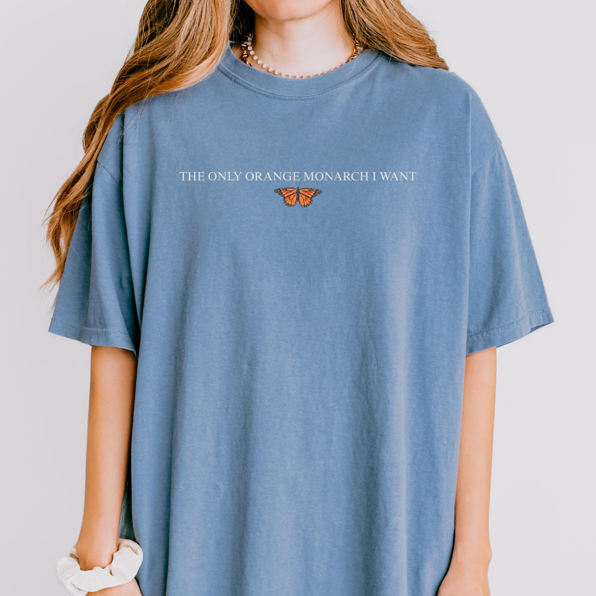 No Kings In America Shirt The Only Orange Monarch I Want Funny Political Tee Anti Fascism Tee 1761533463027.png