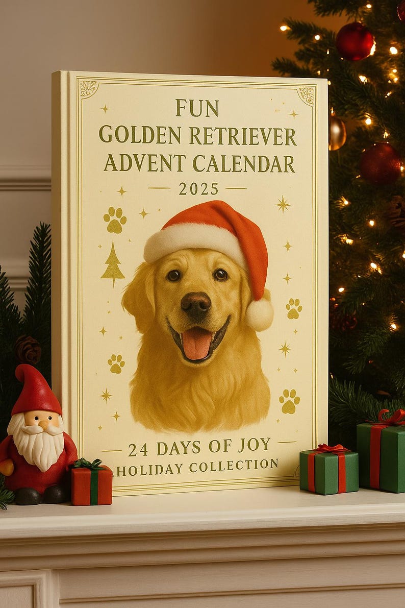 Golden Retriever Advent Calendar 2025 24 Days Of Joy Holiday Countdown Puppy Christmas Acrylic 1762920714211.jpg