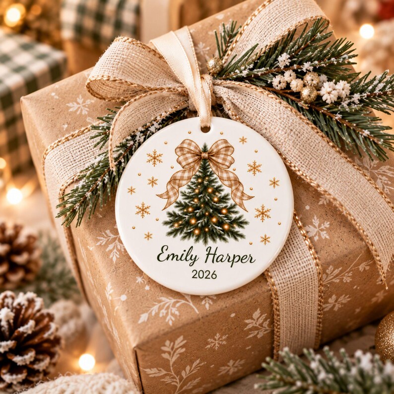 Personalized Girls Christmas Ornament Custom Name Gift, Coquette Christmas Tree Bow, Pink Blue Gingham Ceramic Granddaughter Keepsake 22554900-2ff7-4ac9-9549-1919fab6c426-dfgdfg-19-.jpg