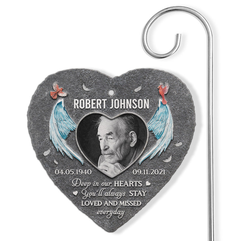 You'll Always Stay Loved And Missed - Personalized Garden Stake - Memorial Gift