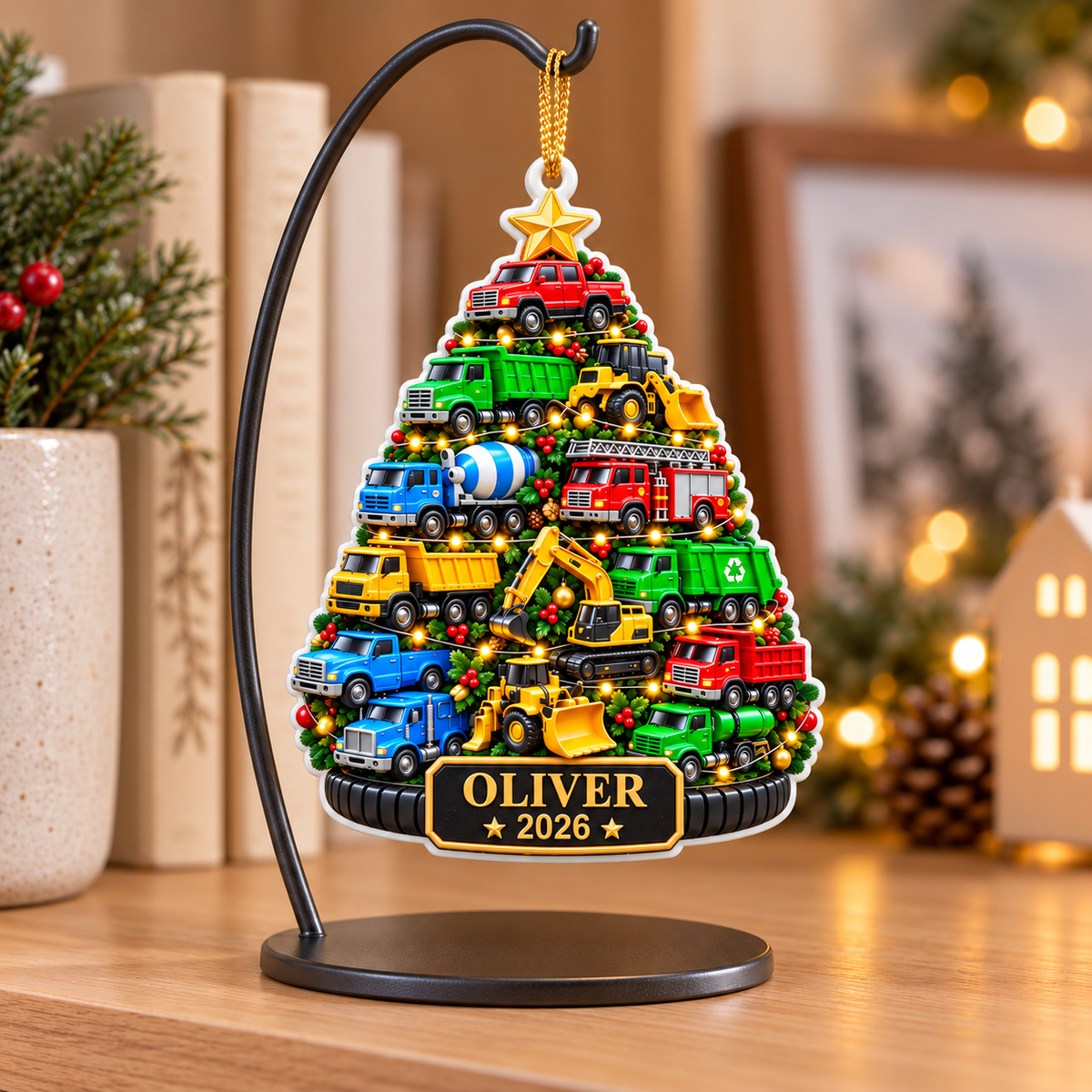 Christmas Truck Parade - Custom 3D Relief Vehicle Christmas Tree Ornament 2026, Acrylic Holiday Decoration for Boys and Kids, Car Lover Gift 4e668413-dafd-417f-8bfb-677fed738431-472da141-8a43-4915-8426-77b60b1d9f5d.png