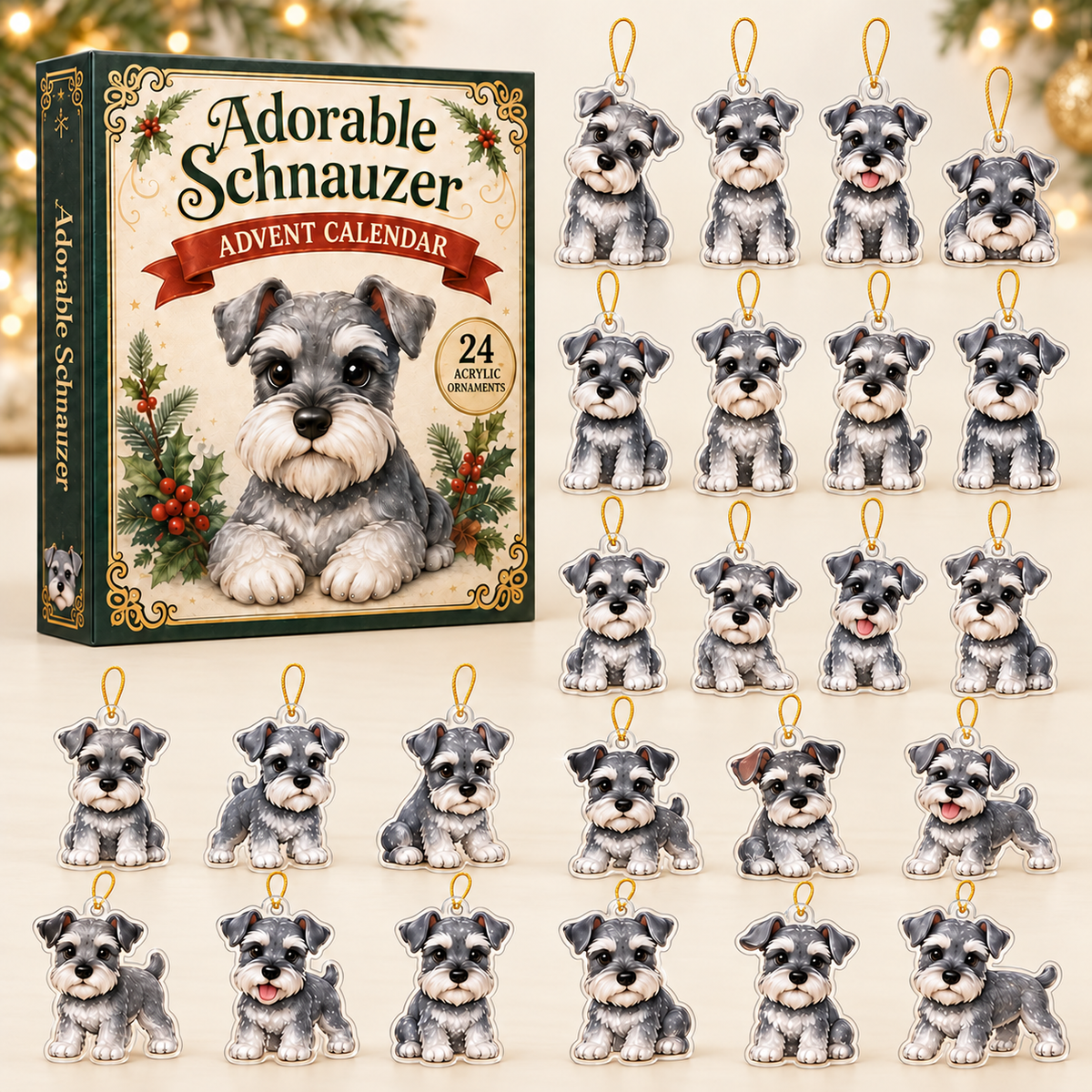 Adorable Schnauzer Advent Calendar 2026 - 24-Day Festive Countdown, Acrylic Charms Blind Box - Gift For Dog Lovers 66d40942-ae8b-4704-8c1d-f4302289d97c-schnauzer-box-charms.png