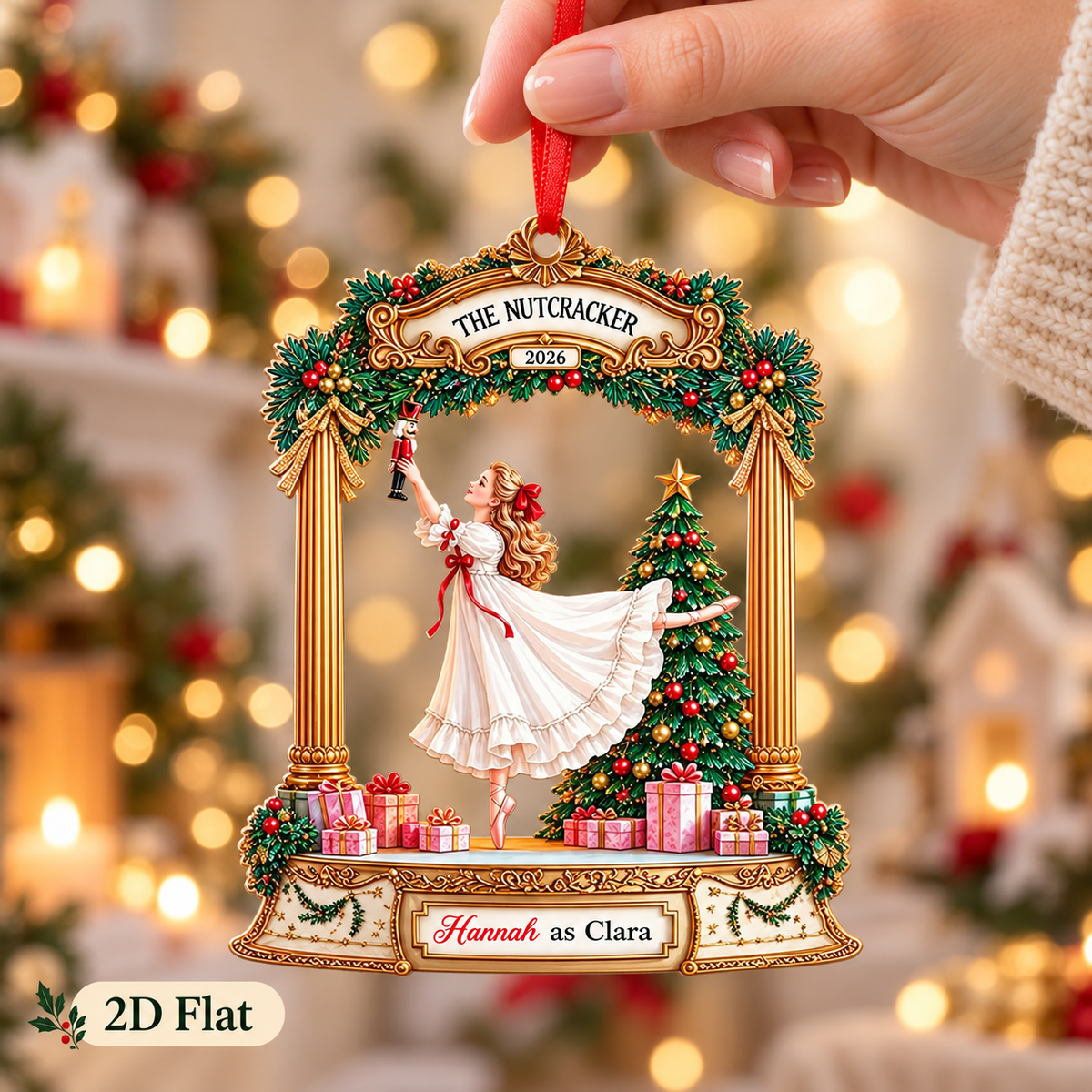 Personalized Nutcracker Clara Ornament, 2D Flat The Nutcracker Ballet Dancer Keepsake Ornament, Christmas Ballet Gift, Clara gift for Dancer 67a94b94-2900-4a00-b70d-2b597399281a-217b7d26-35d2-418e-8110-064fe181fab9.png