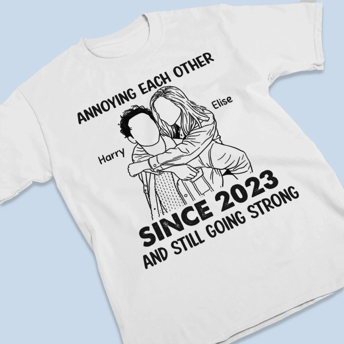 Custom Photo Unisex T-shirt, Sweatshirt - Personalized Anniversary Wedding Gifts For Husband And Wife, Him And Her - Together Just Makes Sense