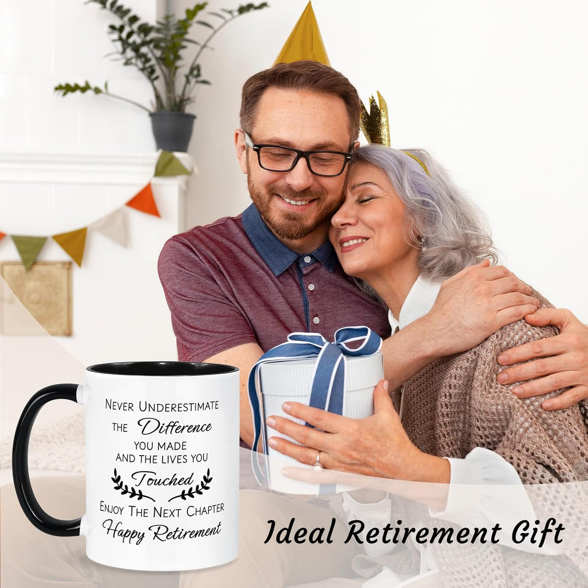 Retirement Gift for Woman Men, Funny Retirement Mug, Custom Retirement Gifts for Women Men 2025, Coworkers, Friends, Teacher, Boss, Sisters, Mom, Retired Gifts Coffee Cup