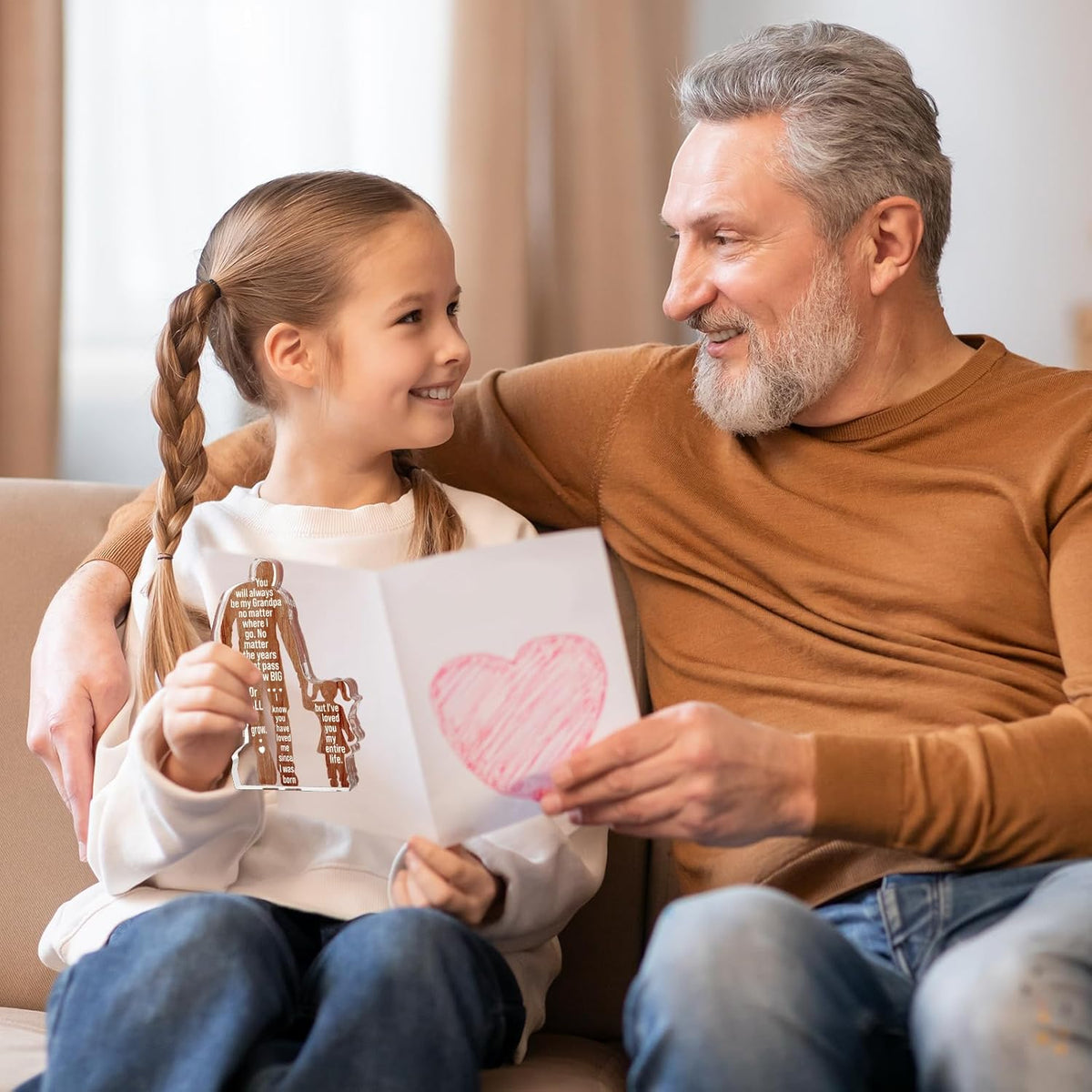 Grandpa Gifts from Granddaughter Grandpa Birthday Fathers Day Idea Gifts Best Grandpa Ever Gifts to My Great Grandpa Christmas Father's Day Grandparents Gifts Granddad Papa Plaque Sign