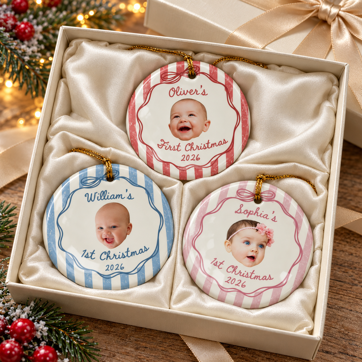 Baby First Christmas Ornament, Baby's First Christmas Ornament Baby Photo Ornament Funny Christmas Keepsake Gift Funny Baby Ornament 2026 7a0e94f9-d848-444d-85de-5d2d5e550913-banner-3.png