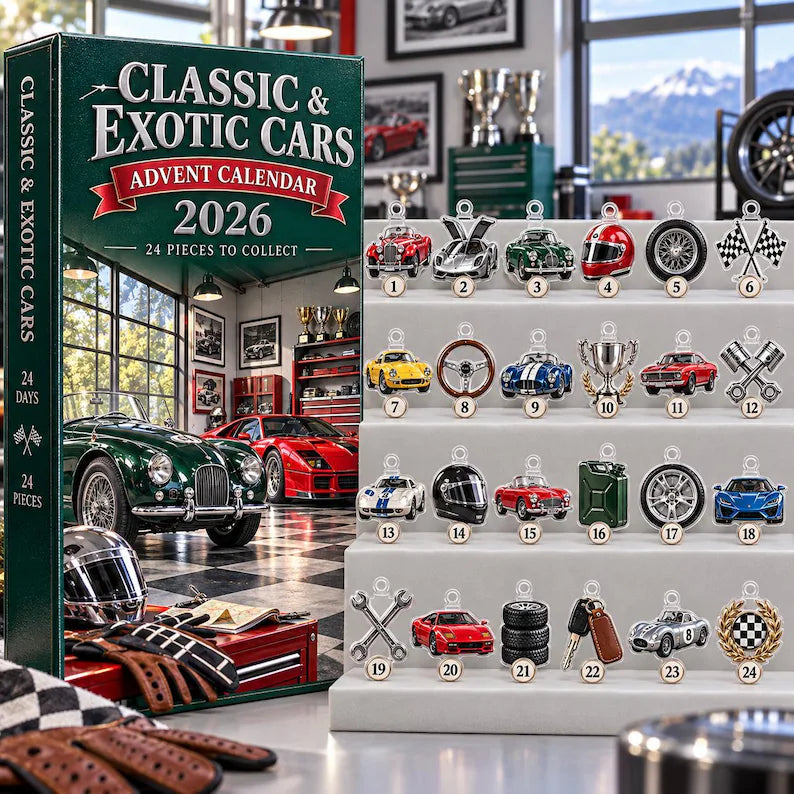 Classic Car Advent Calendar 2026, 24 Piece Car Enthusiast Countdown Gift, Sports Car Collector Holiday Decor 7a669f10-7fc7-4e1b-b5c1-7e983c327b5e-fg.webp