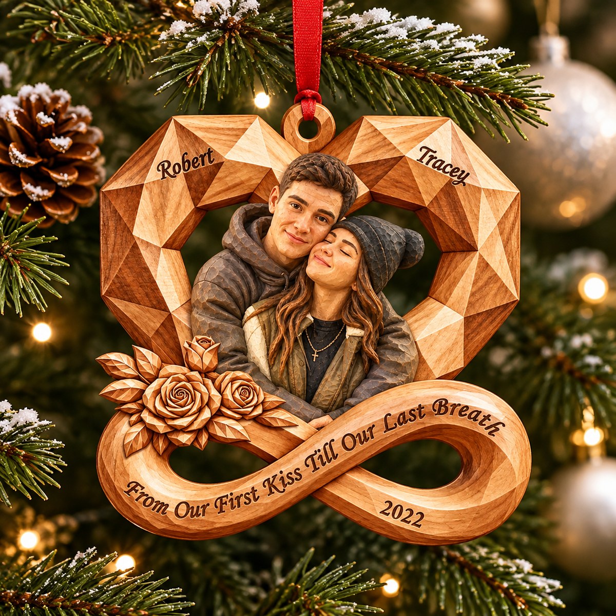 Anniversary Gift For Couples - Personalized Custom Photo Infinity Rose Heart Wooden Ornament 7ba7e20d-d0bd-47d8-9836-04650a30edb9-l.png