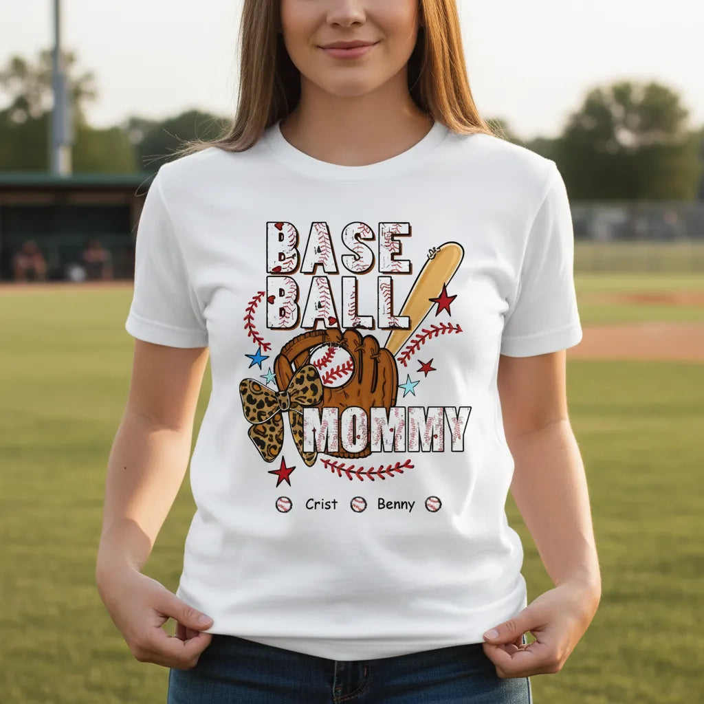 Baseball Mimi Game Day, Personalized Grandma and Grandkids T-shirt