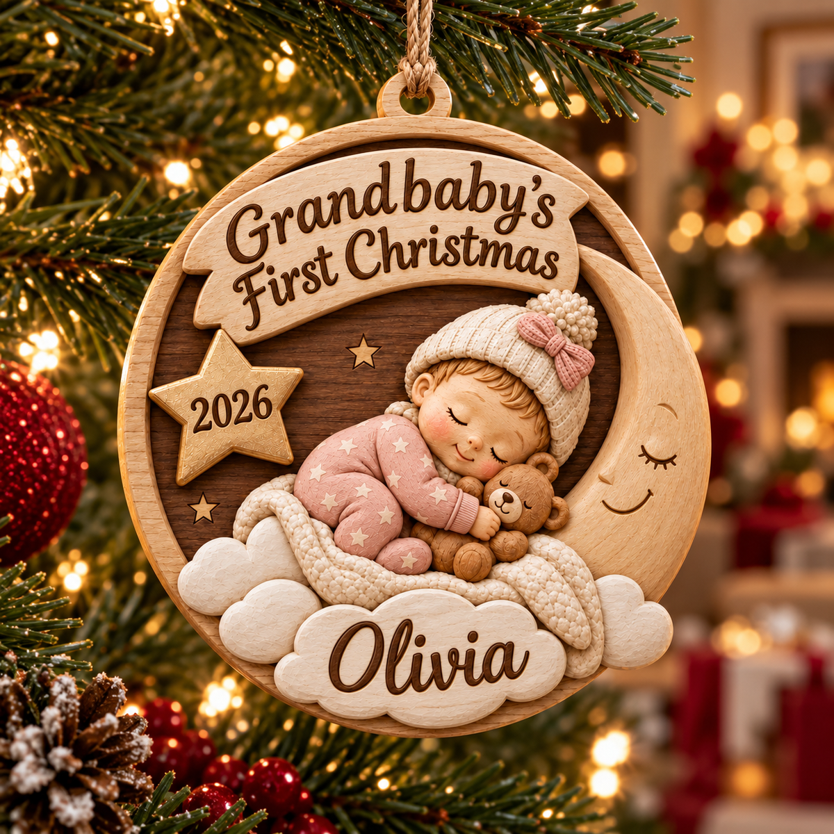 Personalized Grandbaby’s First Christmas Ornament 2026 – Custom Baby Name Keepsake, Moon & Teddy Bear Design, Gift for New Grandparents 88b7ae54-bae8-4a08-80b8-cde434d3d1c9-Olivia-s-First-Christmas-Tree-Keepsake-1.png