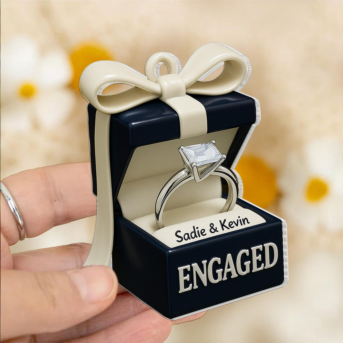 Personalized Engagement Gift, Custom Engaged Ornament, Future Mrs, Future Mr Ornament, Christmas Couples Gift, Anniversary Gift For Couples