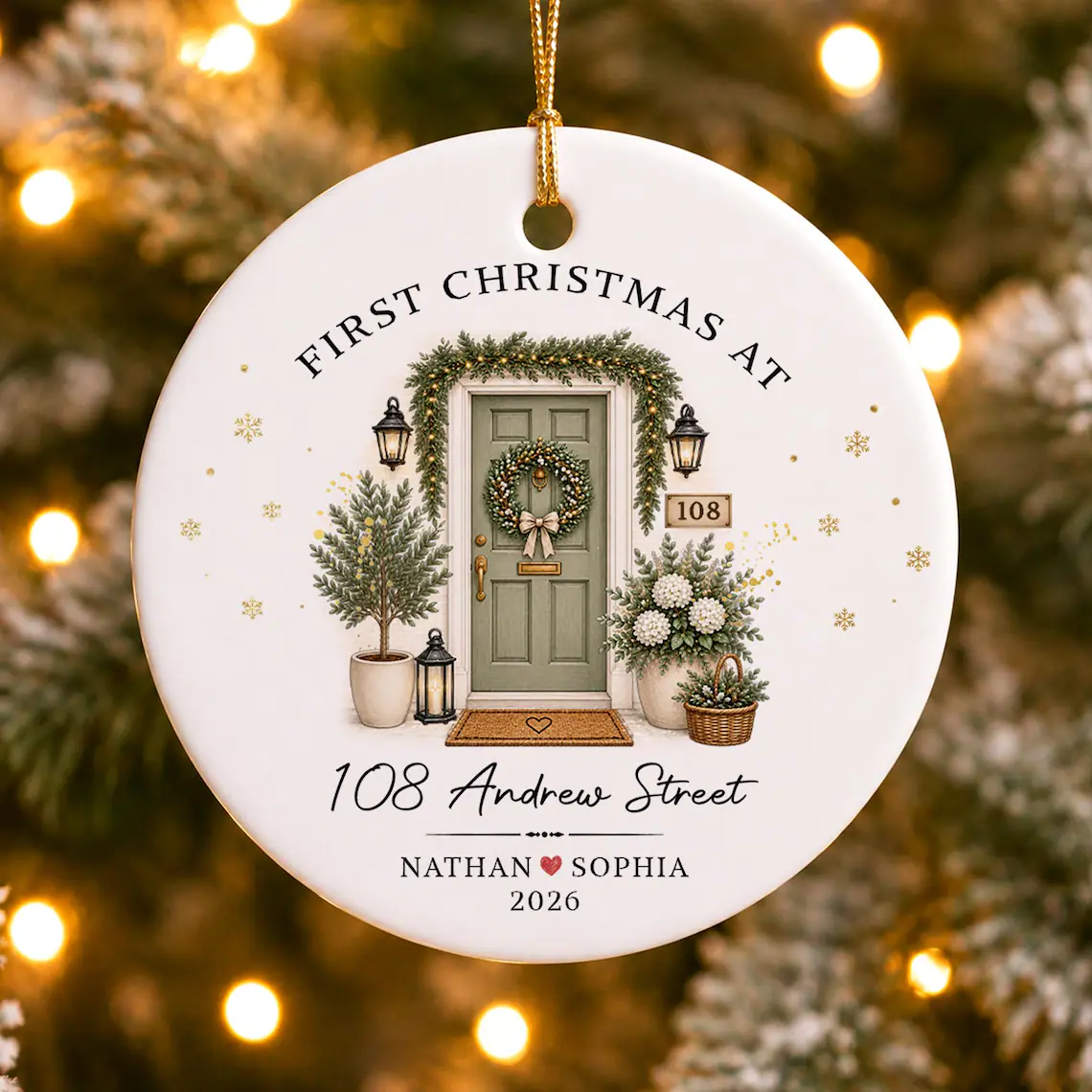Personalized First Christmas At New Home Ornament, Winter Holiday Door Ceramic Keepsake a0256e86-c327-4e51-a32b-e2a3f10954bf-5_converted.png