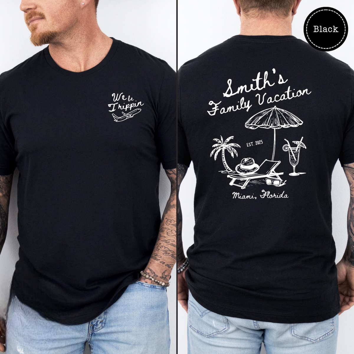Personalized Family Vacation Shirt, Family Trip Shirt, Beach Trip Family Shirts, Cousin Vacation Matching Shirt, Travel Gitt, Summer Shirt