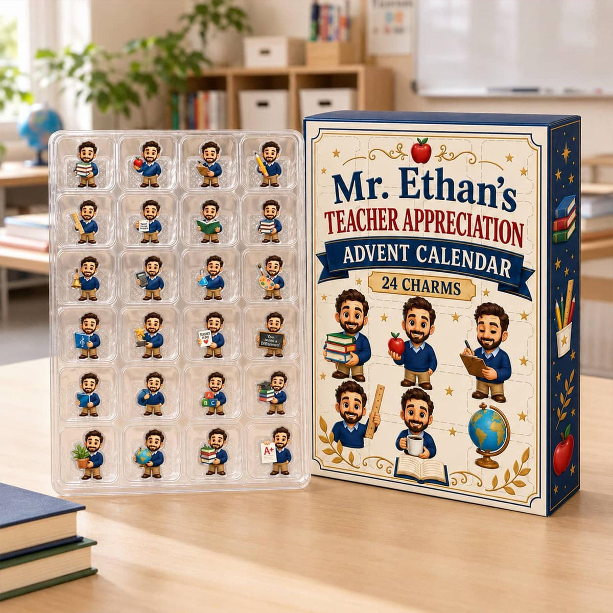Personalized Teacher Advent Calendar: Custom Photo Blind Box, 24 Charms d4785580-9ab4-4740-bb6b-bb036052548a-il_fullxfull.8492991400_9wf9.jpg