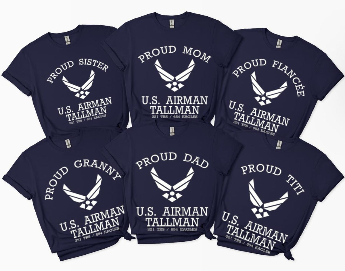 Officially Licensed Air Force Shirt, Air Force Graduation, Air Force Matching Family Shirts, U S Airman Shirt, Air Force Shirt, Air Force