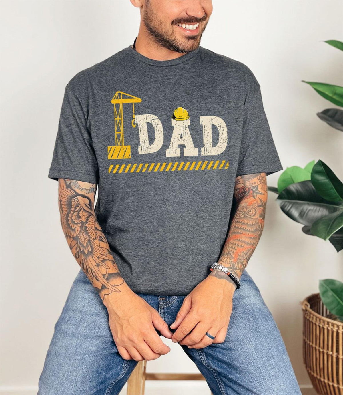 Construction Tshirt, Construction Fathers Day Gift Shirt, Construction Worker Shirt, Gift For Dad, Engineer Dad Shirt, Fathers Day T-Shirt