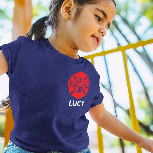 Personalized Name And Optional Fire Department, Firefighter Matching T-Shirt Dad and Kids, Father's Day Gift il_794xN.4380856464_g7qt.jpg?v=1715930351