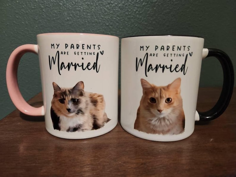 Custom Dog Engagement Gift, My Humans are Getting Married Mug, Custom Pet Engagement Gift, Dog Cat Engagement Gift, Custom Pet Wedding Gift