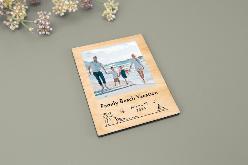 Personalized Photo Magnets, Fridge Magnets Magnetic Photo Gifts, Family Gift, Anniversary Engagement Wedding Gift, Home Decor