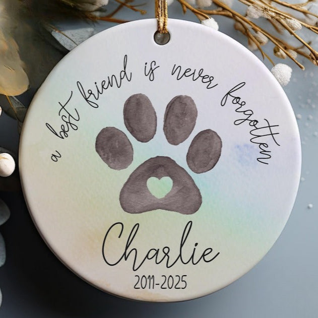 Pet Memorial Gift, Memorial Ornament, Custom Ornament, Pet Memorial, Christmas Ornaments, Custom Pet Ornament