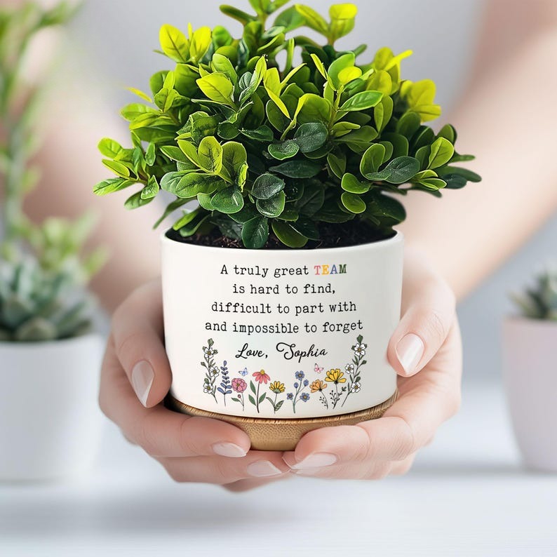 A Truly Great Team Is Hard To Find, Coworker Appreciation Plant Pot, Team Gift, Team Thank You, Employee Appreciation, Coworker, Boss Gifts