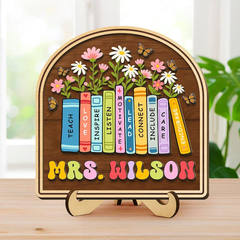 Teacher Appreciation Gifts, Teacher Gift from Class, Personalized Teacher Thank You Gift from Students, End of Year Teacher Gift from Class