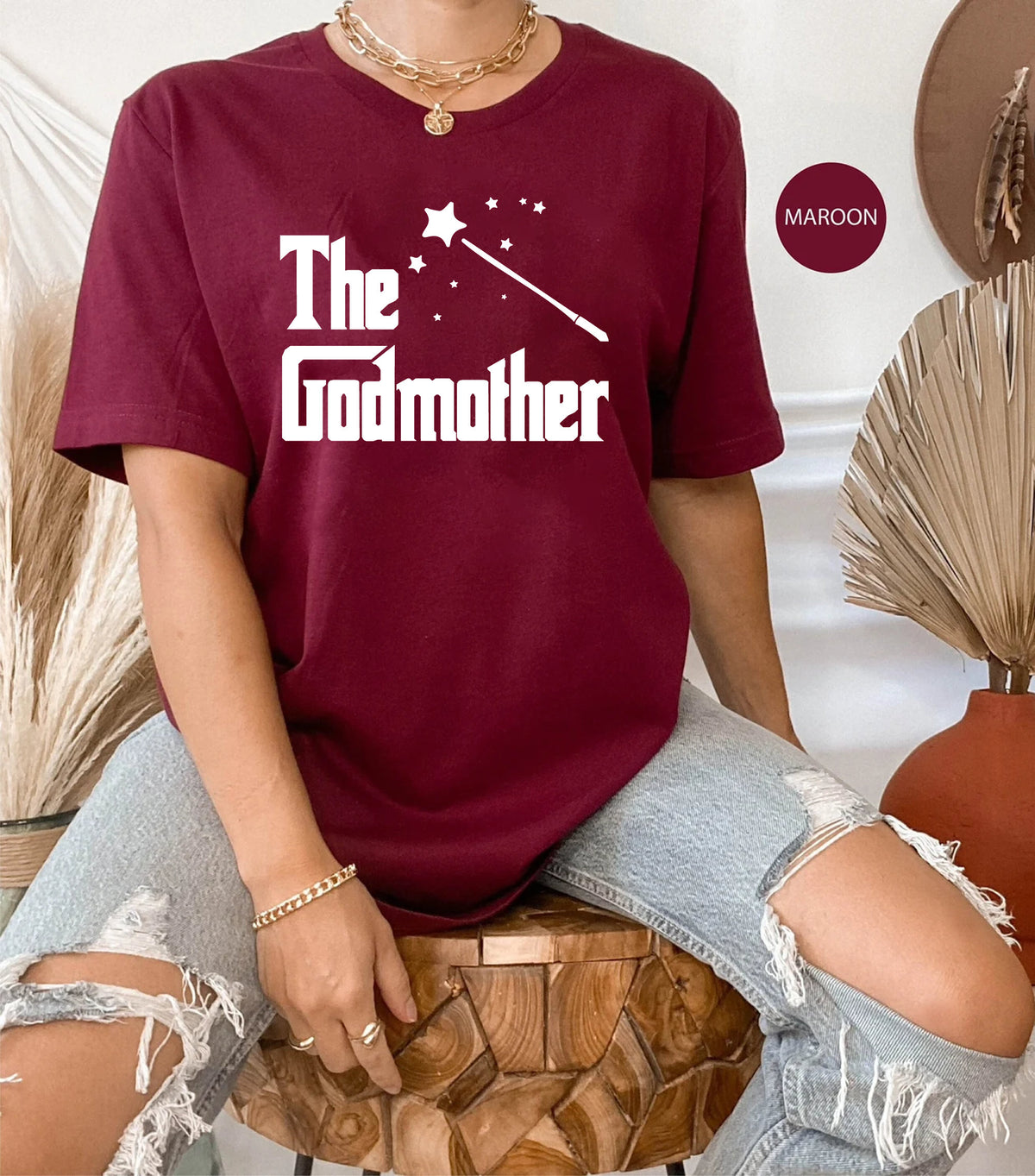 Godmother Shirt for Mothers Day Gift, Godmother Tshirt for New Godmother, Godmother Birthday T Shirt for Women, Godmother Gift Proposal