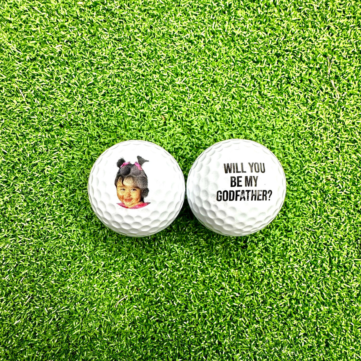 Custom Golf Balls | Personalized Gifts | Godfather Gifts | Godfather Proposal | Golf Gift | Groomsmen Gifts | Officiant Proposal