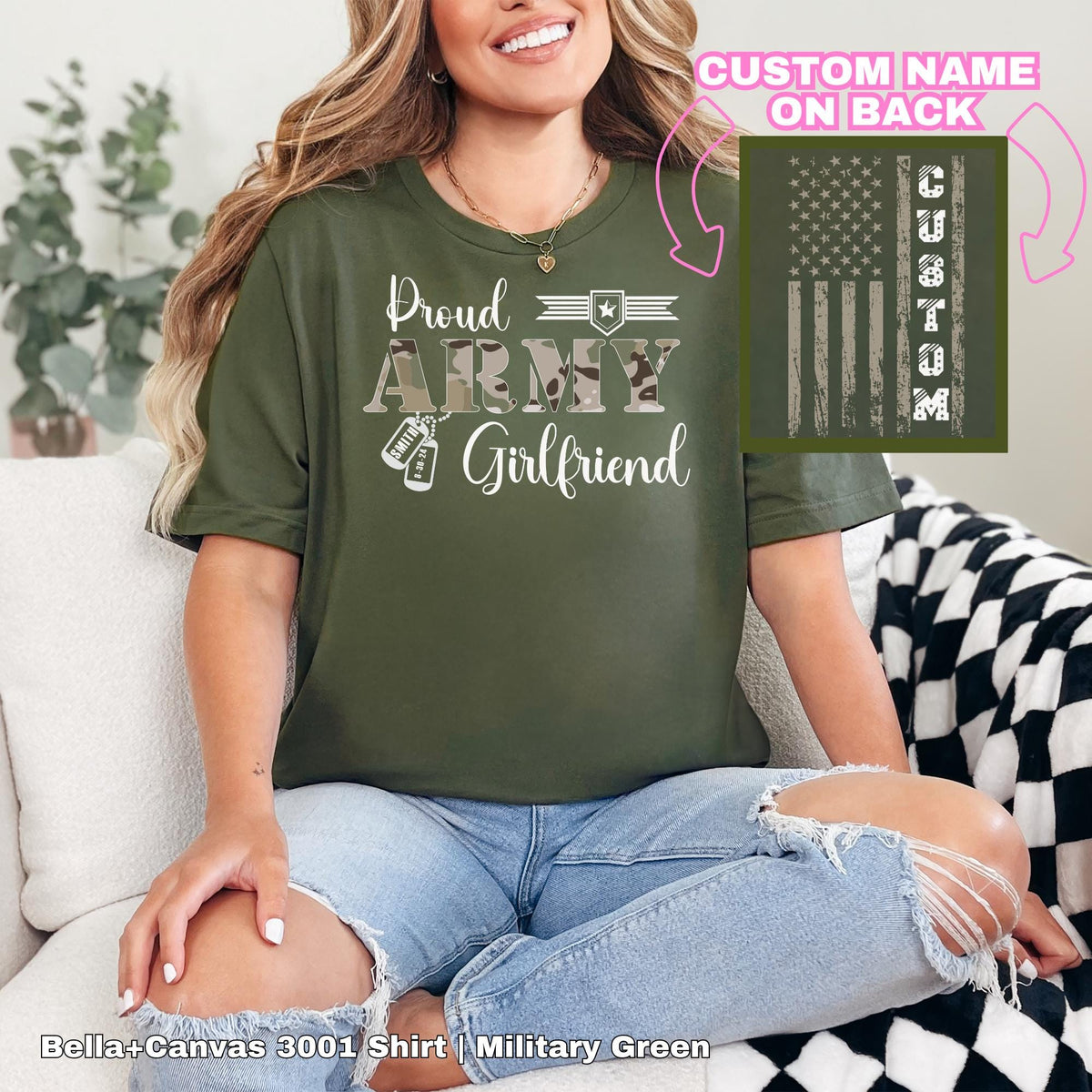 Custom Proud Army Family Shirts, Proud Army Family Shirts Personalized Military Family T-shirts Custom Army Family Tees, Army Graduation Tee il_fullxfull.6337412349_qx8s.jpg