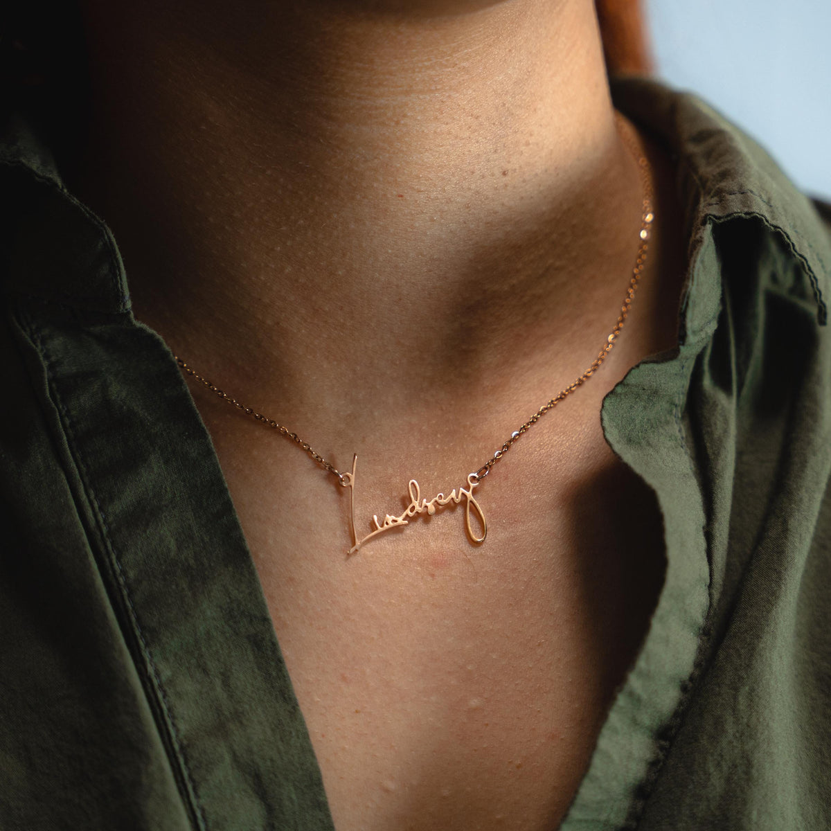 Custom Name Necklace, Christmas Gift for Her, Gold Plated Name Necklace, Personalized Name Necklace, Birthday Gift,Personalized Gift for Mom