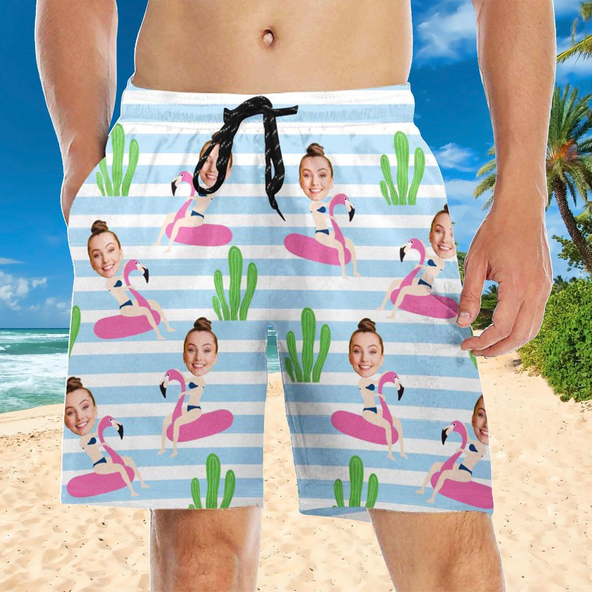 Custom Men Swimsuit,Custom Swim Trunks,Men Bathing Suit,Personalized Face Swimwear,Face on Beach Shorts,Swim Trunks Photo,Father's Day Gifts