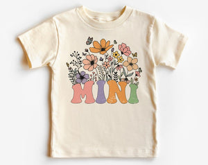Mama and Mini Flower Boho Retro Shirts, Mommy and Me Shirts, Gift For Mom