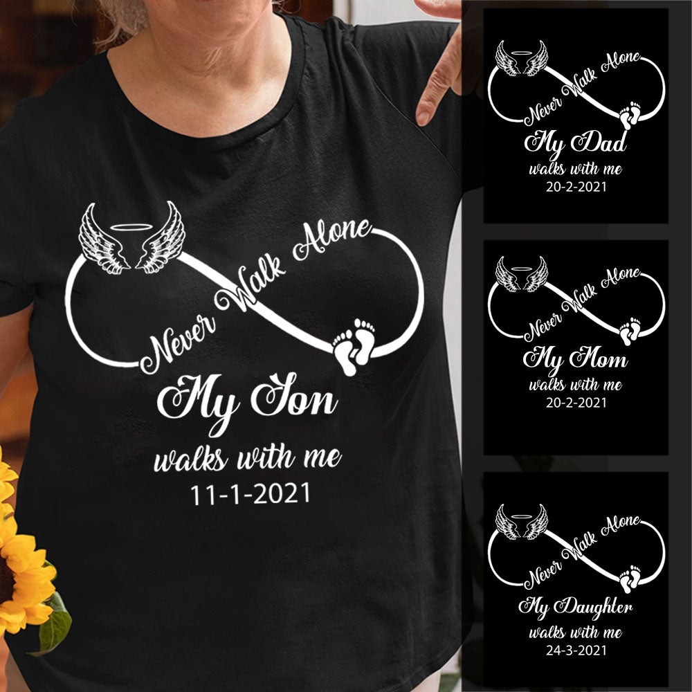 Memorial I Never Walk Alone My Guardian Angel Walks With Me - Personalized Apparel - Memorial Gift For Family Members banner_1_23e2989f-ba25-495f-926f-14d34eeeb6aa.jpg?v=1643787488