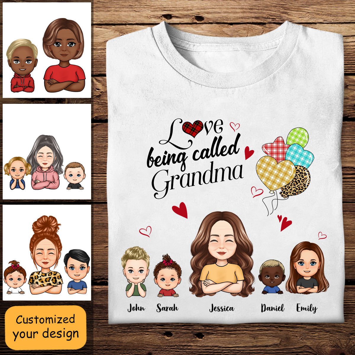 Love Being Called Grandma - Personalized Apparel - Loving, Birthday Gift For Granma, Mother's Day banner_cd710573-26d5-49f2-bf2a-ca47003aab7f.jpg?v=1680748922