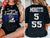 Football Mom Shirt with Two Numbers