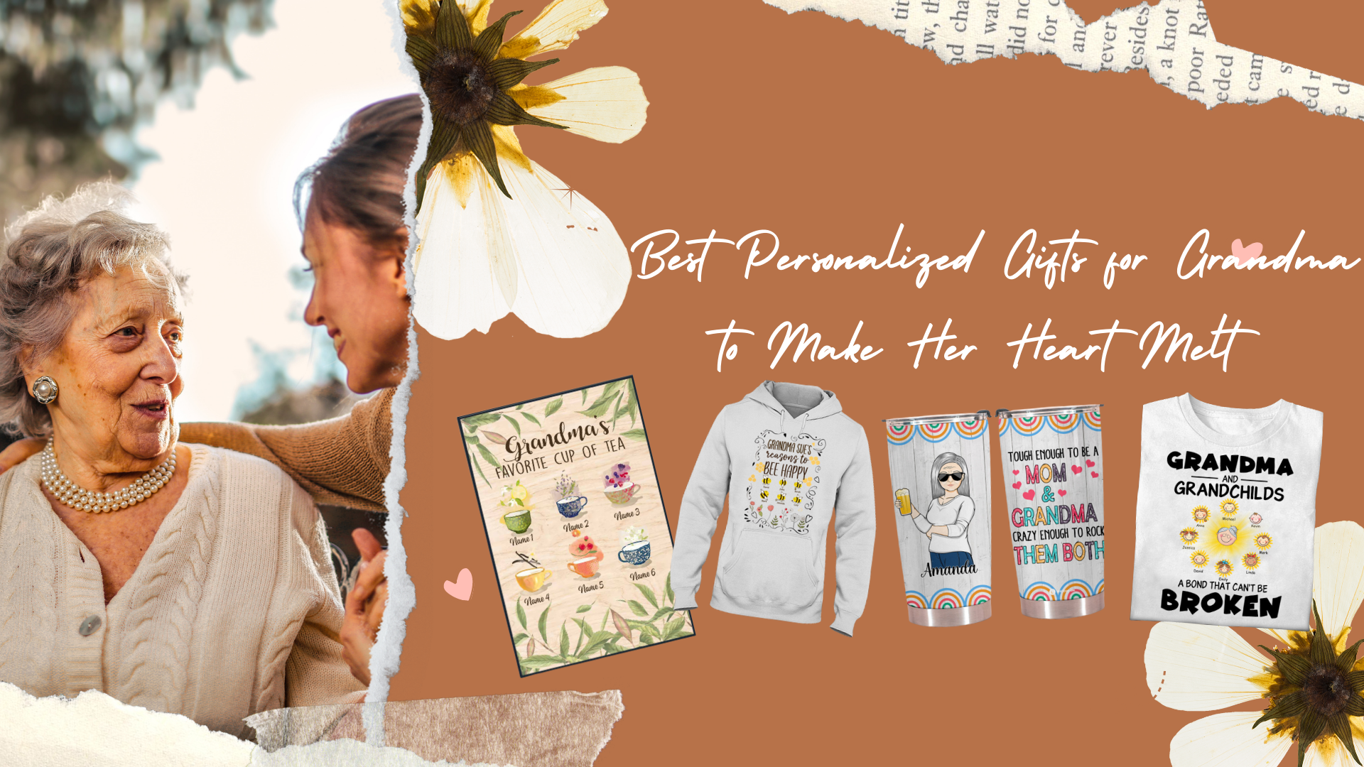 Best Personalized Gifts for Grandma to Make Her Heart Melt