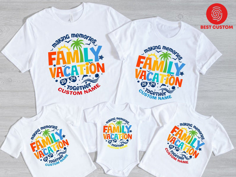 Family Vacation T-Shirt Ideas 2024 - Create Lasting Memories - Best Custom