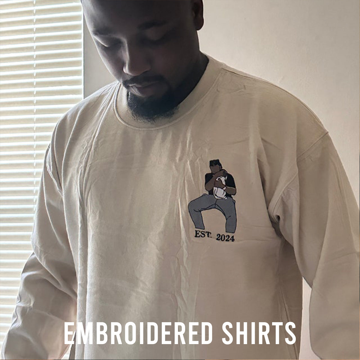 Embroidered apparels