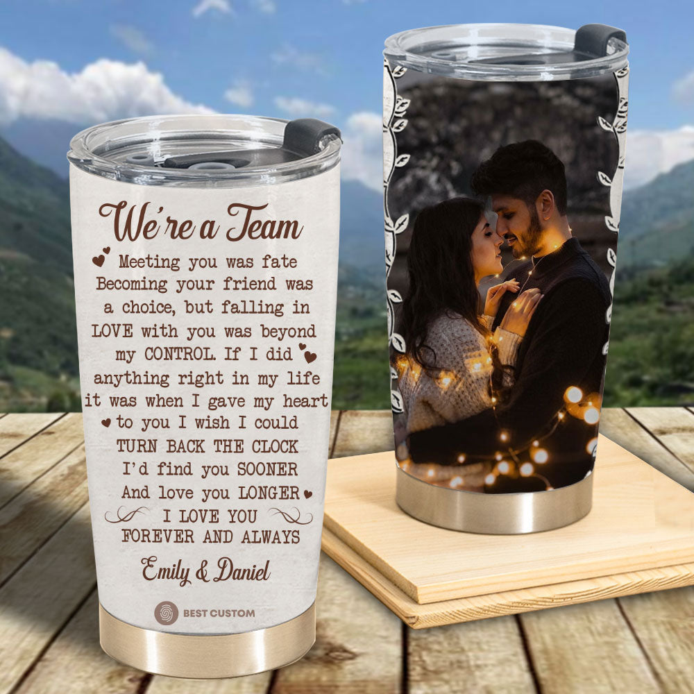 Custom photo tumbler