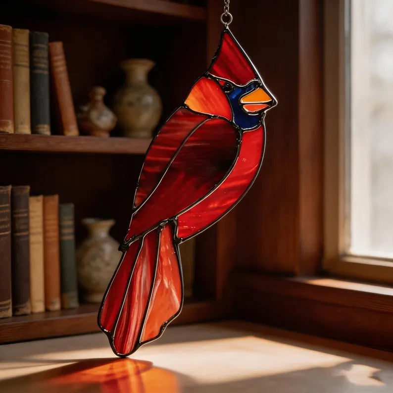 Custom Red Cardinal Stained Glass Suncatcher, Handmade Bird Art Glass Ornament Window Hanging Decor, Christmas Gift, Memorial Home Accessory 0037b3b1-c7d6-484f-b859-44b8df2fc20a-ghhhhhhhhhhhhh-2-.webp