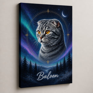 Custom Aurora Night Pet Portrait Canvas with Name - Personalized Canvas 003a3dcb-c76d-4630-b5ef-fe66da886f76.jpg