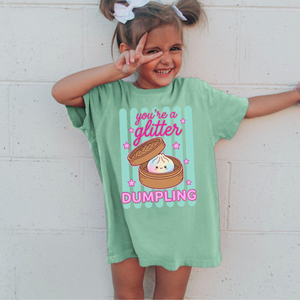You're a Glitter Dumpling, Comfort Colors Kids/Teens Cute Shirt, Food Lover Gift, Summer Vacation T-shirt, Trendy Funny T-shirt 003e04f8-271c-46bb-b2c2-320723397d5f-2.png