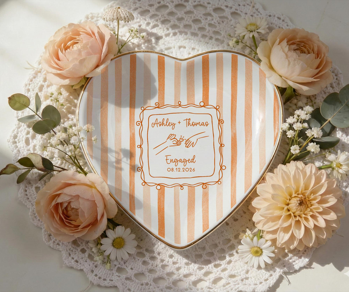 Personalized Engagement Ring Dish, Ceramic Jewelry Tray with Couple Names, Heart Trinket Tray for Wedding Gift 00616e36-5881-440d-820e-13dcc63f979a-6.jpg